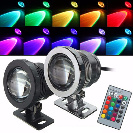 Waterproof RGB LED Flood Light with Remote Control - Wnkrs