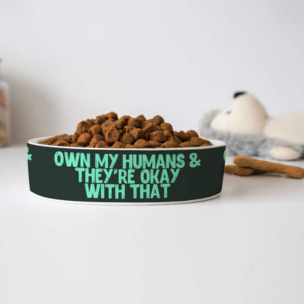 Funny Pet Bowl - Printed Dog Bowl - Cool Pet Food Bowl - wnkrs
