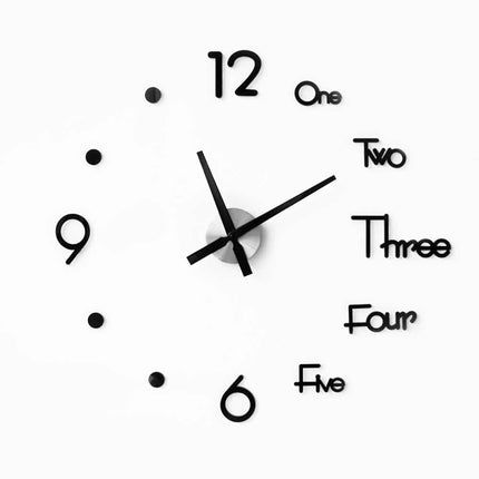 DIY 3D Wall Clock - wnkrs