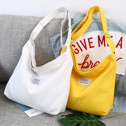 Retro Style Canvas Shopping Bag - Wnkrs