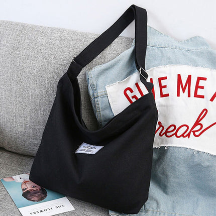 Retro Style Canvas Shopping Bag - Wnkrs