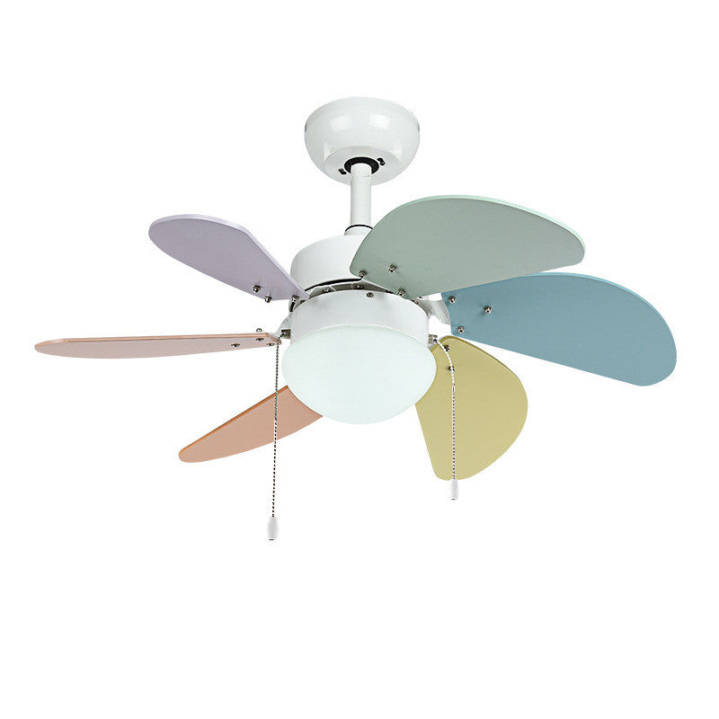 Modern Colorful Wooden Ceiling Fan