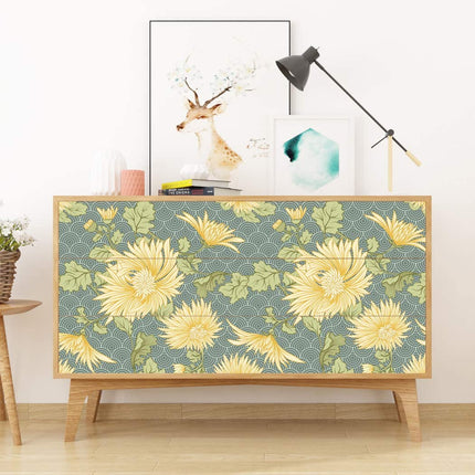 Yellow Daisy Self-Adhesive Wall Sticker - Wnkrs