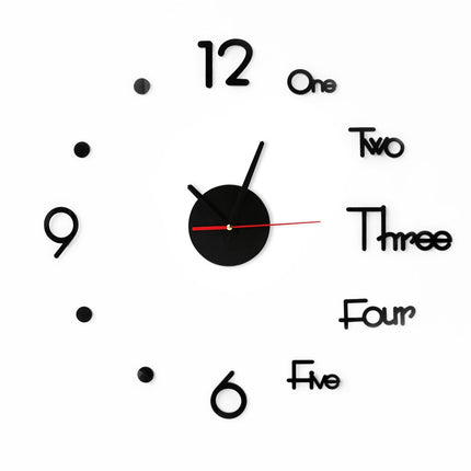 DIY 3D Wall Clock - wnkrs