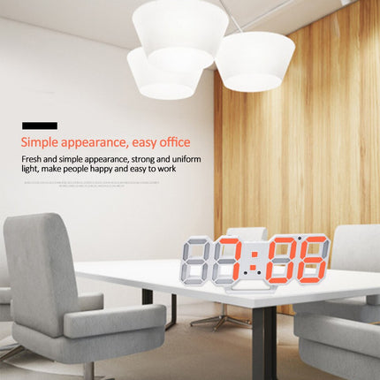 3D LED Digital Alarm Wall Clock - wnkrs