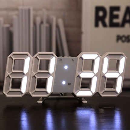 3D LED Digital Alarm Wall Clock - wnkrs