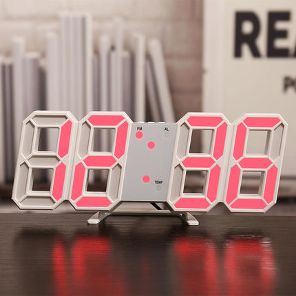 3D LED Digital Alarm Wall Clock - wnkrs