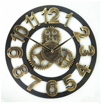 3D Retro Style Hollow Wall Clock - wnkrs