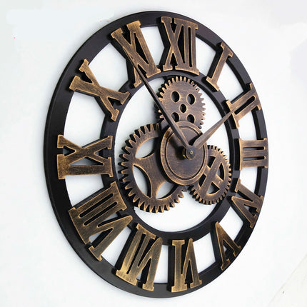 3D Retro Style Hollow Wall Clock - wnkrs