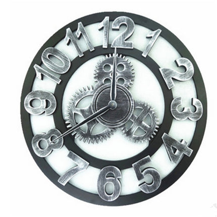 3D Retro Style Hollow Wall Clock - wnkrs