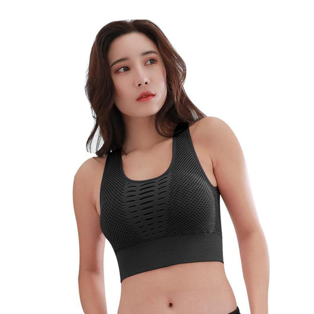 Women's Breathable Mesh Solid Color Top - Wnkrs