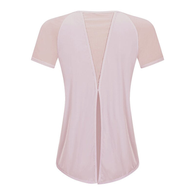 Women's Sheer Triangle Back Knot Sports Top - Wnkrs