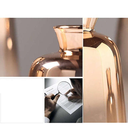 Scandinavian Style Gold Glass Flower Vase - wnkrs