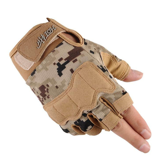 Military Style Fingerless Gloves - wnkrs