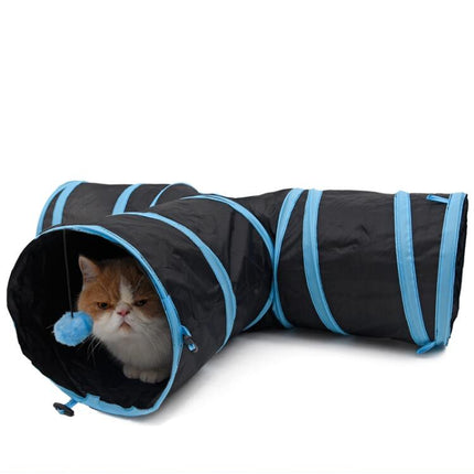 Four Holes Tunnel Toy for Cats - wnkrs