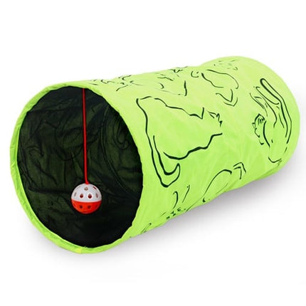 Green Nylon Tunnels For Cats - wnkrs