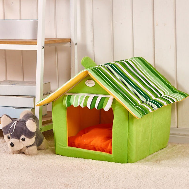 Dog's Cosy House Bed with Mat - wnkrs