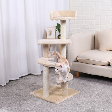 Happy Cat Tree House with Ladder - wnkrs