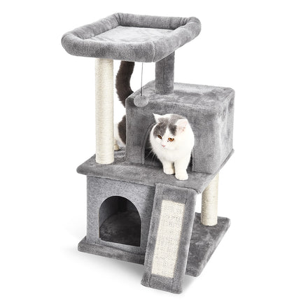Happy Cat Tree House with Ladder - wnkrs