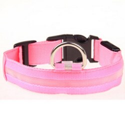 Safety LED Luminous Nylon Collar for Pets - wnkrs