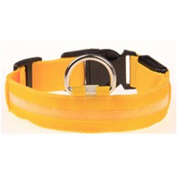 Safety LED Luminous Nylon Collar for Pets - wnkrs