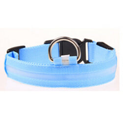 Safety LED Luminous Nylon Collar for Pets - wnkrs