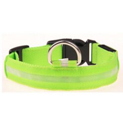 Safety LED Luminous Nylon Collar for Pets - wnkrs