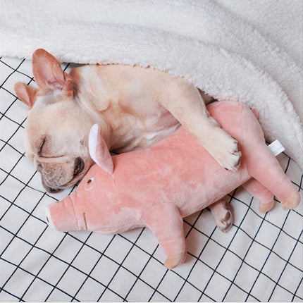 Warm and Soft Pig Shaped Toys for Dogs for Sleeping - wnkrs