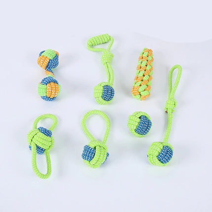 Cotton Rope Toys for Pets 7 pcs Set - wnkrs
