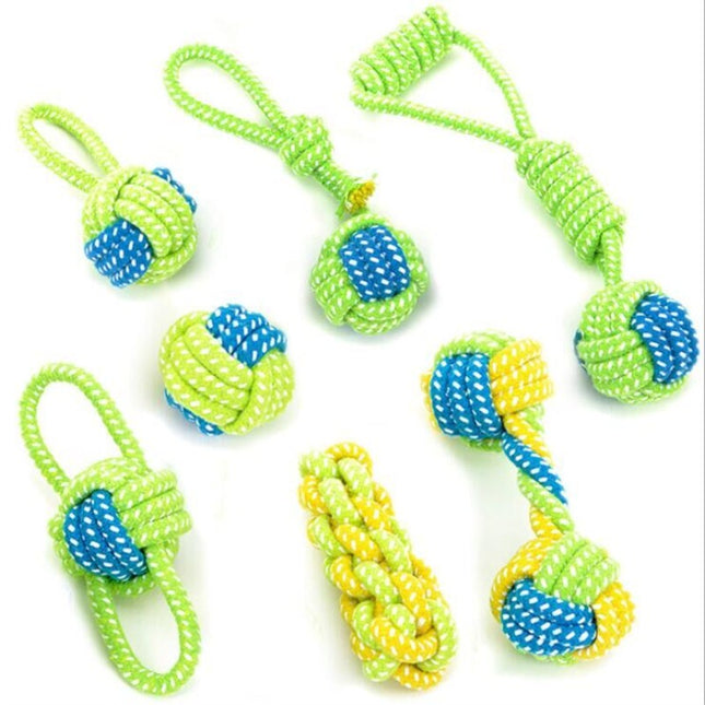 Cotton Rope Toys for Pets 7 pcs Set - wnkrs