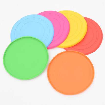 Colorful Silicone Flying Disk Dog Toy - wnkrs