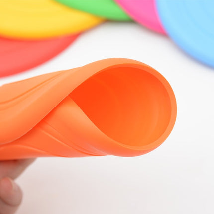 Colorful Silicone Flying Disk Dog Toy - wnkrs