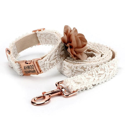 Dog's Laced Floral Collar - wnkrs