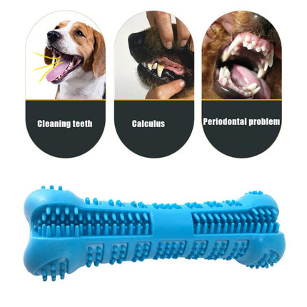 Soft Silicone Bone-Shaped Dog Toothbrush - wnkrs