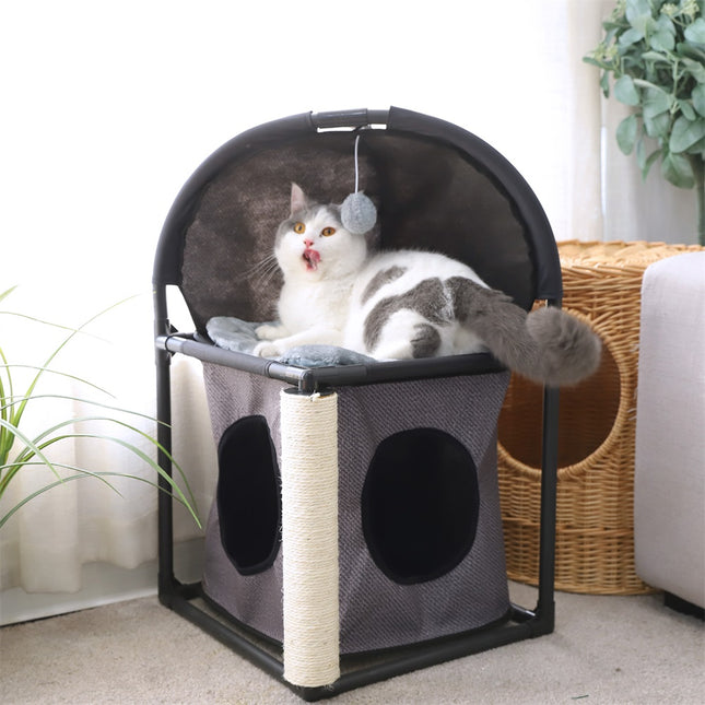 Two Layers Scratching House Toy for Cats - wnkrs