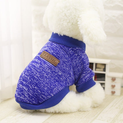 Warm Cotton Melange Color Dog’s Sweater - wnkrs