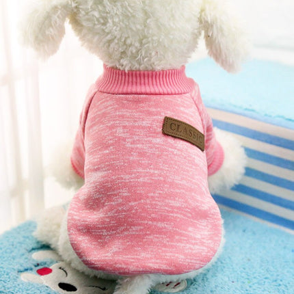 Warm Cotton Melange Color Dog’s Sweater - wnkrs