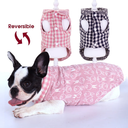 Plaid Print Vest for Dogs - wnkrs