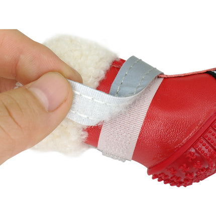 Reflective Warm Dog Shoes 4 pcs Set - wnkrs
