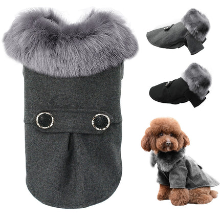 Fashion Woolen Dog Jacket - wnkrs