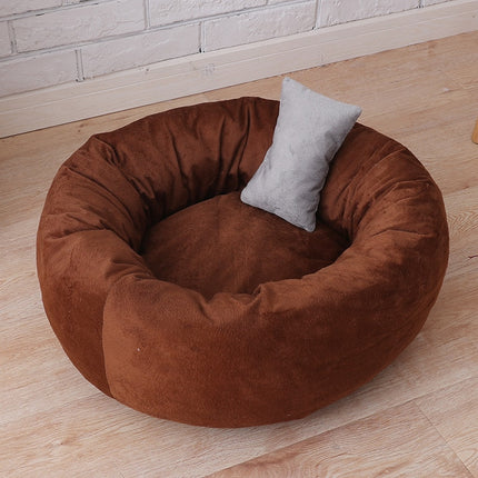 Fleece Round Bed for Cats - wnkrs