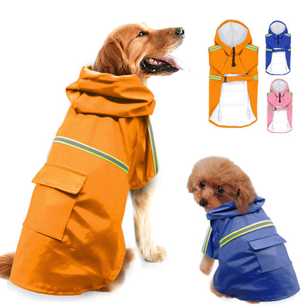 Reflective Raincoat Waterproof For Dogs - wnkrs