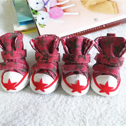 Dog Boots with Star Print - wnkrs