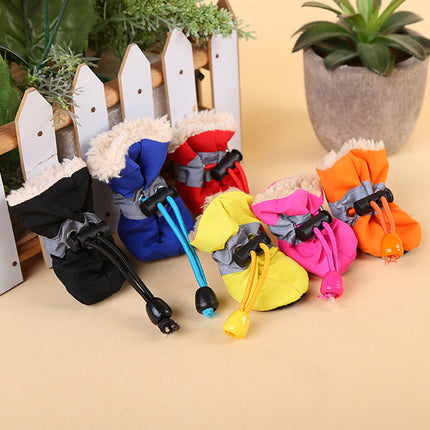 Soft Plush Anti-Slip Winter Shoes for Dogs - wnkrs