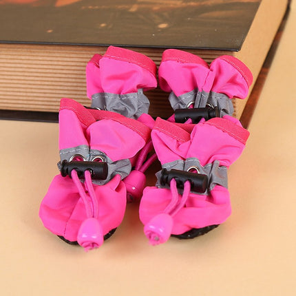 Soft Plush Anti-Slip Winter Shoes for Dogs - wnkrs