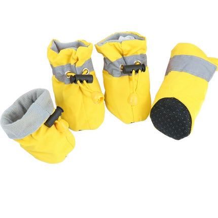 Soft Plush Anti-Slip Winter Shoes for Dogs - wnkrs