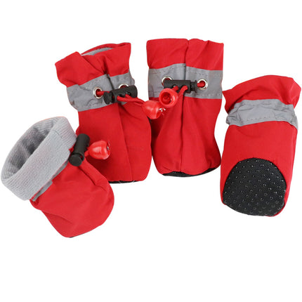 Soft Plush Anti-Slip Winter Shoes for Dogs - wnkrs