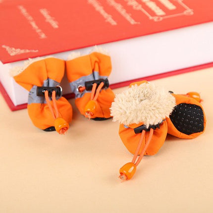 Soft Plush Anti-Slip Winter Shoes for Dogs - wnkrs