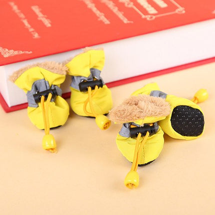 Soft Plush Anti-Slip Winter Shoes for Dogs - wnkrs