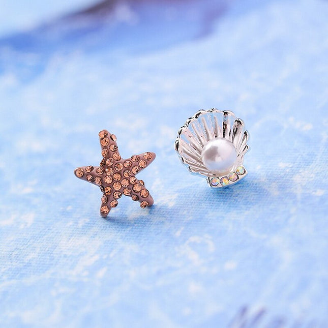 Ocean Crab / Shell Stud Earrings for Girls - Wnkrs